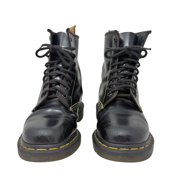 Dr. Martens 1460 FOR PRIDE 8 Eye Lace-Up Leather Boots Womens 6 / Mens 5 Unisex - Picture 4 of 16